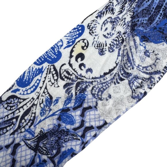 Chico's Women's Floral Paisley V-Neck Button Front Cardigan Sweater, Sz 3 /US XL - Picture 3 of 10